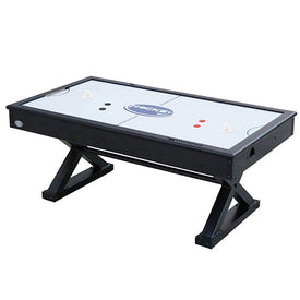Berner Billiards "The X-Treme" 7 foot Air Hockey in Black